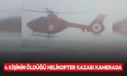 4 Kişinin Öldüğü Helikopterin Hastaneye Çarpma Anları Kameraya Yansıdı