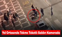 Yol Ortasında Bir Grup Tarafından Saldırıya Uğradı: Kavga Anı Kamerada