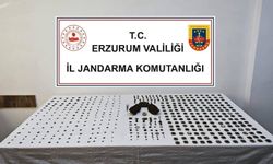 Erzurum'da Jandarmadan Tarihi Eser Operasyonu