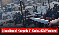 2 Kişi Arasında Çıkan Bıçaklı Kavgada 1'i Kadın 3 Kişi Yaralandı