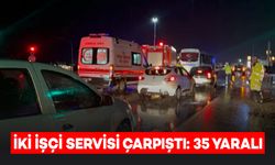 İki İşçi Servisi Feci Çarpıştı: 35 Kişi Yaralandı