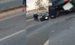 Direksiyon Hakimiyetini Kaybeden Otomobil Takla Attı: 2 Yaralı