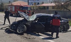 Takla Atan Otomobilde Bir Kişi Yaralandı
