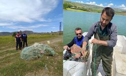 Baraj Gölü'ndeki hayalet ağ imha edildi
