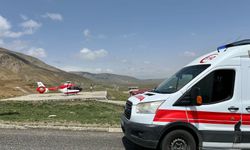Kafa Travması Geçiren Hasta Ambulans Helikopterle Van’a Sevk Edildi