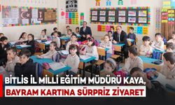 Bitlis İl Milli Eğitim Müdürü’nden Bayram Kartına Sürpriz Ziyaret