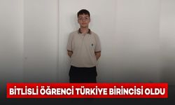 Bitlisli Öğrenci Yarışmada Türkiye Birincisi Oldu