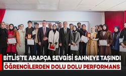 Bitlis’te Arapça Sevgisi Sahneye Taşındı: Öğrencilerden Dolu Dolu Performans