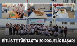 Bitlis'te TÜBİTAK’ta 20 Projelik Başarı