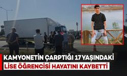 Kamyonetin Çarptığı Lise Öğrencisi Hayatını Kaybetti
