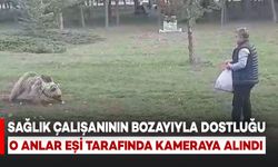 Sağlık Çalışanın “Çemşit” İsimli Bozayıyla Sıra Dışı Dostluğu