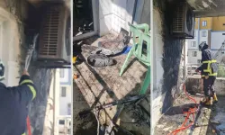Piknik Tüpü Patladı: Balkon Yangını Korkuttu