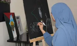 Genç Ressamdan Gazze’ye Duygusal Destek