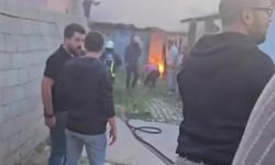 Van’da Odunlukta Korkutan Yangın