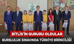 Bitlis’in Gururu Oldular: Bursluluk Sınavında Türkiye Birinciliği