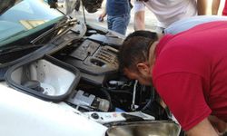 Otomobilde Küçük Çaplı Patlama Paniği