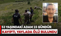 15 gündür kayıptı, yaylada ölü bulundu