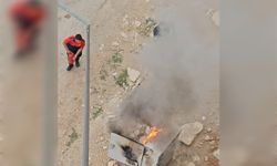 Elektrik panosunda yangın paniği
