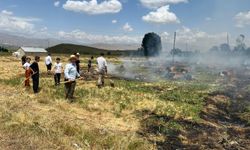 Hakkari’de Ot Yangını: Bin 500 Bağ Ot Kül Oldu