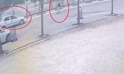 Ergani’de Otomobil Yayaya Çarptı: O Anlar Kamerada