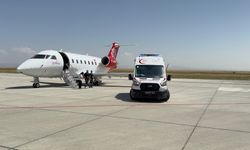 Prematüre Doğan Zeynep Bebek, Uçak Ambulansla Sevk Edildi