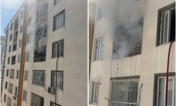 Apartman Dairesinde Korkutan Yangın Paniği