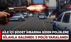 Aile İçi Şiddet İhbarına Giden Polislere Pompalı Tüfekle Saldırdı: 3 Polis Yaralandı