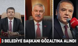 Belediye Başkanlarına Operasyon: Tutdere, Karalar ve Böcek Gözaltına Alındı