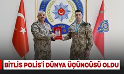 Bitlis Polis Memuru Dünya Üçüncüsü Oldu, Emniyet Müdürü’nden Tebrik