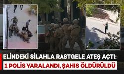 Elindeki Silahla Rastgele Ateş Açtı: 1 Polis Yaralandı, Şahıs Öldü