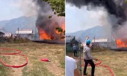 Çıkan Yangında 3 Ev ve 2 Ahır Kül Oldu