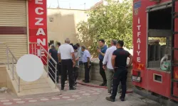 Yangın Merdiveninde Korkutan Yangın
