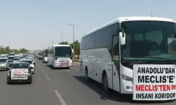 Şanlıurfa’dan TBMM’deki Gazze Yürüyüşüne Konvoy Desteği