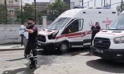 Ambulans ile Otomobil Çarpıştı: 1 Yaralı