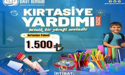Umut Kervanı Bingöl Derneği’nden kırtasiye yardımı