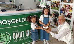 Minik kardeşlerden Gazze için anlamlı bağış