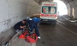 Tünelde Motosiklet Kazası: Sürücü Yaralandı