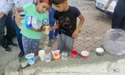 Çocuklardan Sokak Hayvanlarına Sıcak Hava Duyarlılığı
