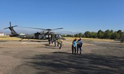 Besin Zehirlenmesi Nedeniyle 4 Kişi Helikopterle Hastaneye Taşındı