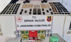 Jandarma ekiplerince 8 milyon TL değerinde kaçak malzeme ele geçirildi