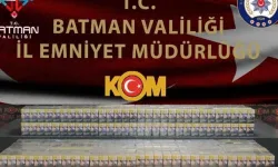 Batman’da 2 Bin 300 Paket Kaçak Sigara Ele Geçirildi