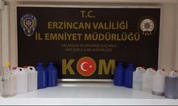42 Litre Kaçak İçki Ele Geçirildi