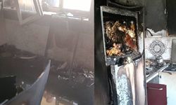 Van’da ev yangını: Maddi hasar oluştu