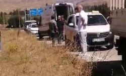 Tarlaya uçan otomobilde bir kişi yaralandı