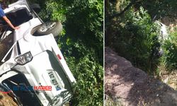 Bitlis’te Şarampole Yuvarlanan Otomobilin Sürücüsü Yaralandı