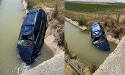 Ahlat'ta hafif ticari araç su kanalına düştü: 1 ölü, 2 yaralı