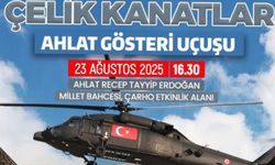 Çelik Kanatlar Ahlat Semalarında Gösteri Uçuşu Yapacak