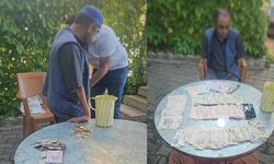 Dilencinin üzerinden 5 bin lira çıktı