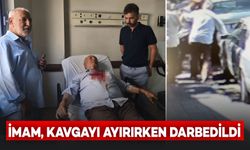 Kavgayı Ayırmaya Çalışan İmam Darbedildi: O Anlar Kamerada