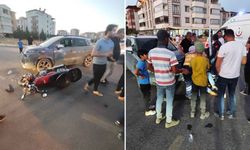 Otomobil ile Motosiklet Çarpıştı: 1 Yaralı